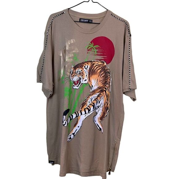 Contender MCMLXXXV111 Graphic Tiger Top Size 2XL Unisex - Picture 1 of 8
